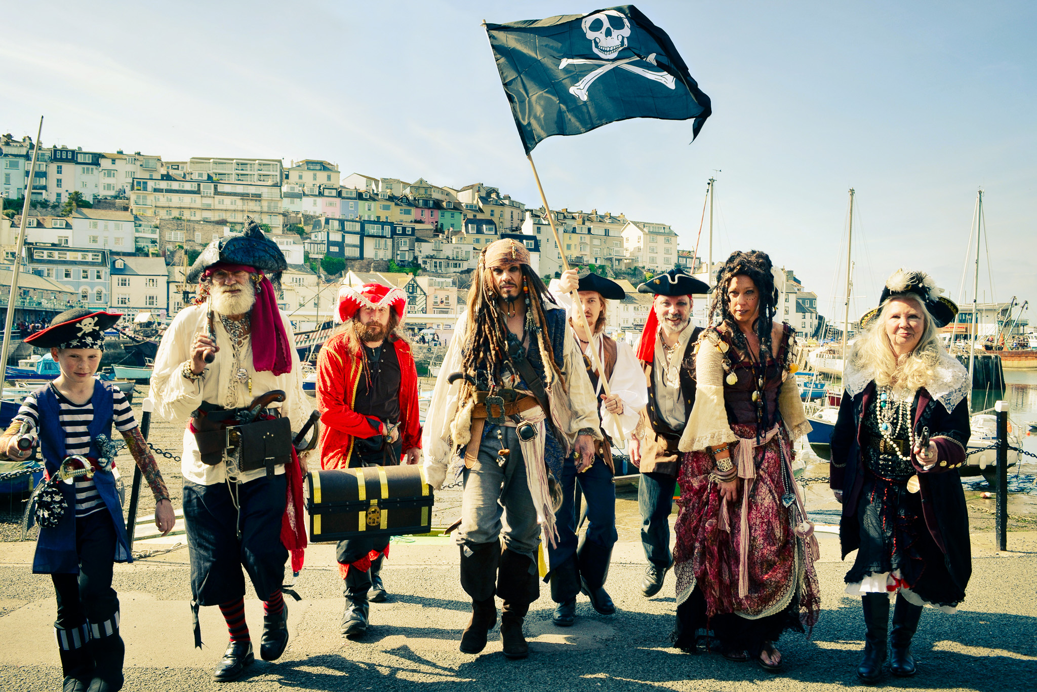 Brixham Pirate Festival Visitors